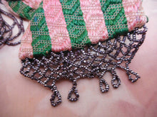 Load image into Gallery viewer, A Parisian 'double' sided silk purse with steel beading.  c 1860