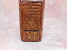 Load image into Gallery viewer, SOLD……A tooled leather needle packet case. ' Superior Needles ' c1850