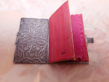 Load image into Gallery viewer, SOLD...........A silver filigree needle case in the form of a book. c1800
