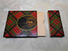 Load image into Gallery viewer, SOLD..........A Tartan Ware visiting card case. Mary Queen of Scots. c 1850