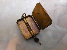 Load image into Gallery viewer, A combined stamp case and letter scale. English c1890