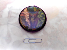 Load image into Gallery viewer, A gem picture glass pin cushion with Isle of Wight scenes. c 1860