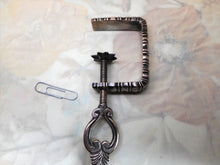 Load image into Gallery viewer, SOLD.....An unusual sewing clamp. Netting? 19thc