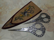 Load image into Gallery viewer, SOLD…  Two pairs of Italian cut steel scissors. c 1900