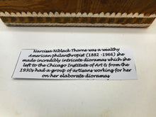 Load image into Gallery viewer, SOLD……..A rare American diorama / shadow box. Narcissa Niblack Thorne.