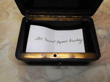 Charger l'image dans la galerie, VENDU… Petite boîte Boulle avec incrustations d'écaille et de laiton. Française, vers 1870.