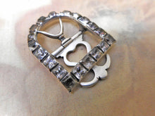 Charger l'image dans la galerie, VENDU…….Une boucle de crosse en argent sertie de pâte en forme de D. 18e siècle.