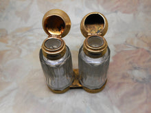 Load image into Gallery viewer, SOLD………..A pair of 'opera glass' scent bottles.  Novelty. c 1860