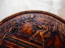 Load image into Gallery viewer, A French love token-a pressed wood snuff box. 19thc