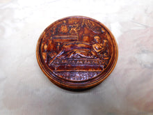 Load image into Gallery viewer, A French love token-a pressed wood snuff box. 19thc
