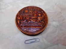 Load image into Gallery viewer, A French love token-a pressed wood snuff box. 19thc