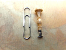 Load image into Gallery viewer, A miniature bone letter seal for a doll. French c 1860