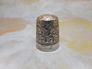 A Dreema thimble. 19thc patent design. c1900