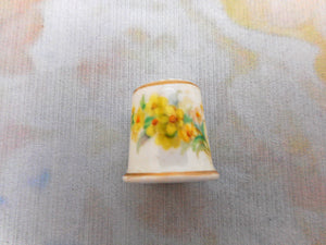 A child's porcelain thimble. c 1870