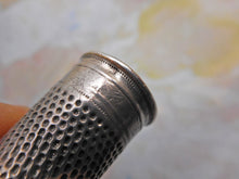 Load image into Gallery viewer, A dome topped Continental silver thimble. 19thc
