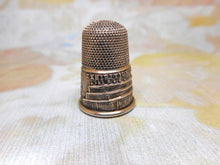 Load image into Gallery viewer, An 1851 Crystal Palace Exhibition thimble and case.
