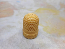 Load image into Gallery viewer, A thimble made from a tagua palm tree nut. c1850
