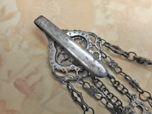 Load image into Gallery viewer, A Victorian cut steel sewing chatelaine. c 1850
