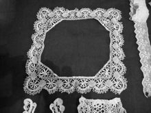 Load image into Gallery viewer, A mixed lot of Edwardian lace / crochet items. c1910.
