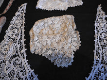 Load image into Gallery viewer, A mixed lot of Edwardian lace / crochet items. c1910.
