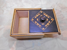 Load image into Gallery viewer, A small Tunbridge Ware slide lidded box. c 1830
