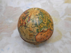 SOLD……A novelty globe travelling inkwell. c1900