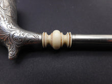 Load image into Gallery viewer, SOLD…….…..An engraved silver pipe. George Unite 1861
