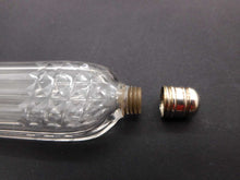 Load image into Gallery viewer, A cut glass scent bottle with silver lid. Georgian. c1830
