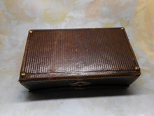 Load image into Gallery viewer, A small leather etui with steel sewing tools. c 1880
