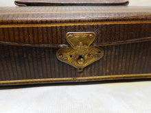 Load image into Gallery viewer, A small leather etui with steel sewing tools. c 1880
