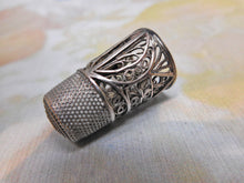 Load image into Gallery viewer, SOLD……An early 19th century silver filigree thimble.
