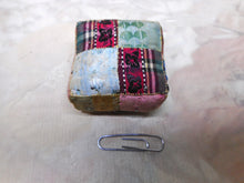 Load image into Gallery viewer, A patch work pin cushion. c1840-1860
