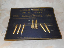 Load image into Gallery viewer, SOLD.......A card advertising &#39;William Mitchell&#39;s Music Pens&#39;. 20thc
