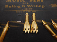 Load image into Gallery viewer, SOLD.......A card advertising &#39;William Mitchell&#39;s Music Pens&#39;. 20thc
