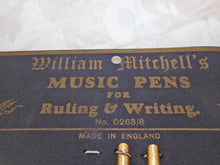 Load image into Gallery viewer, SOLD.......A card advertising &#39;William Mitchell&#39;s Music Pens&#39;. 20thc
