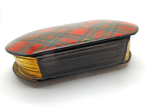 SOLD…..A small Tartan Ware photograph album. Stuart. c1880