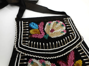 A bead worked purse / bag. c1890