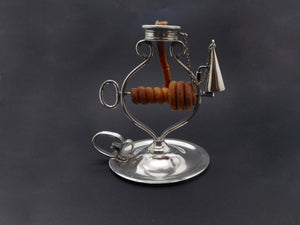 An antique silver plated wax jack. circa 1900.  Writing accessory.