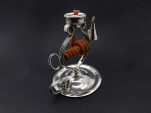 SOLD……An antique silver plated wax jack. circa 1900.  Writing accessory.