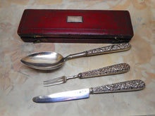 Load image into Gallery viewer, SOLD……..An antique Georgian silver christening set. HM. 1822.  Joseph Taylor.
