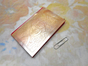 SOLD…..An engraved mother of pearl notebook. French. c 1850