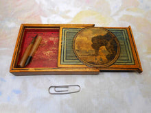 Load image into Gallery viewer, A little Painted Tunbridge Ware pen nib box . c1820
