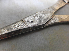 Laden Sie das Bild in den Galerie-Viewer, VERKAUFT……Eine Schere und ein Schagrin-Etui aus dem 18. Jahrhundert.
