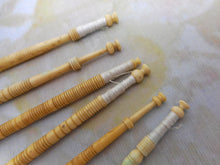 Load image into Gallery viewer, SOLD……Six antique bone lace bobbins. 19th century.
