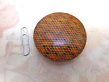 Load image into Gallery viewer, A Mauchline Ware &#39;tartan pattern&#39; pin cushion. c1840
