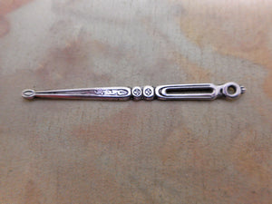 SOLD…………..A small French silver bodkin. c 1870