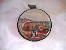 Load image into Gallery viewer, A glass &#39;gem&#39; picture pin cushion of Brighton. c 1860
