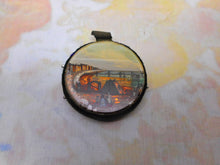 Load image into Gallery viewer, A glass &#39;gem&#39; picture pin cushion of Brighton. c 1860
