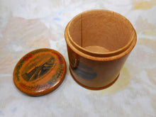 Load image into Gallery viewer, A Mauchline Ware Medlock tape box. Folkestone. c1860.
