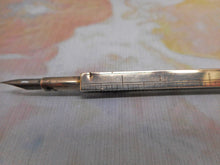 Load image into Gallery viewer, SOLD.......A silver pencil, dip pen and rule. c1900
